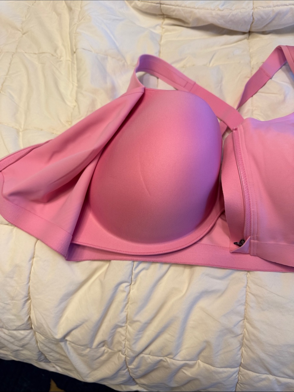 Victoria's Secret Pink Front-Zip Sports Bra - Picture 3 of 6